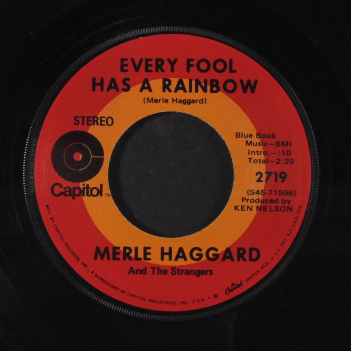 the fightin' side of me / every fool has a rainbow by MERLE HAGGARD