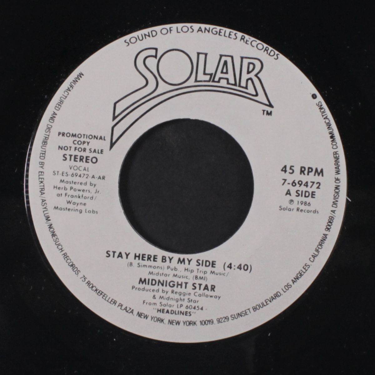 stay here by my side / same by MIDNIGHT STAR