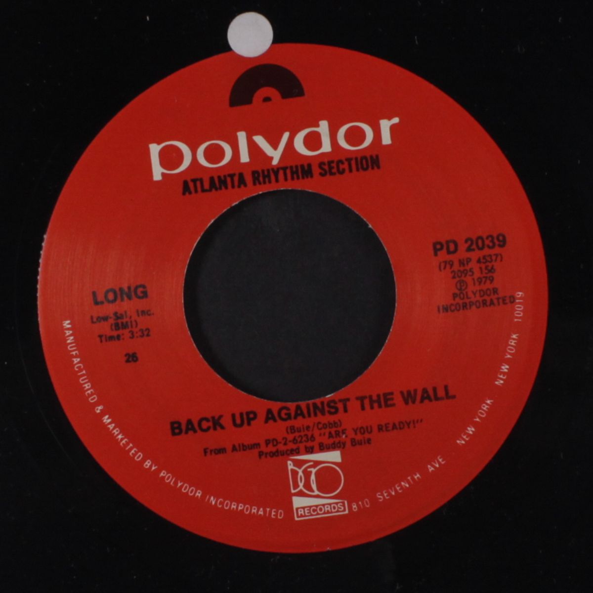 back up against the wall by ATLANTA RHYTHM SECTION