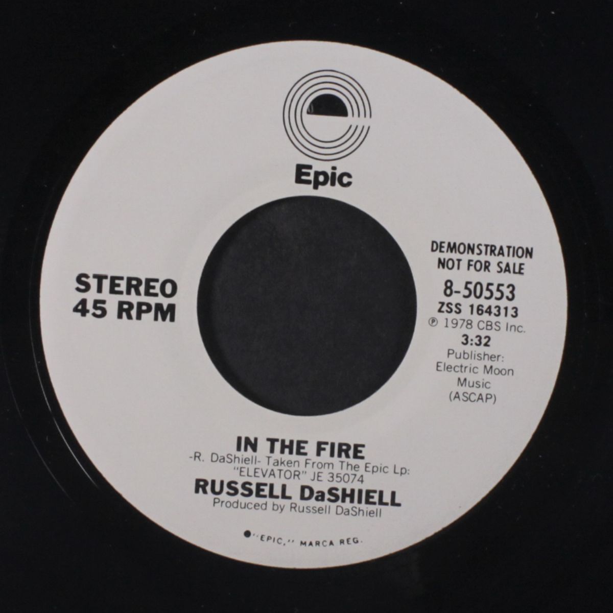 in the fire / same by RUSSEL DASHIELL