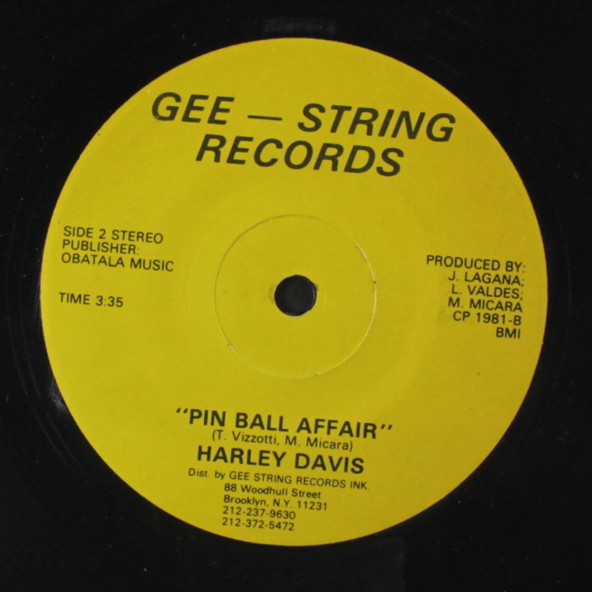 hey diddle diddle / pin ball affair by HARLEY DAVIS