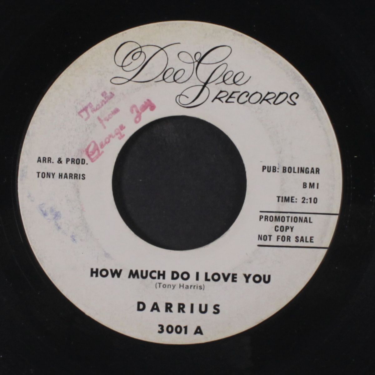 how much do i love you / lonely boy by DARRIUS