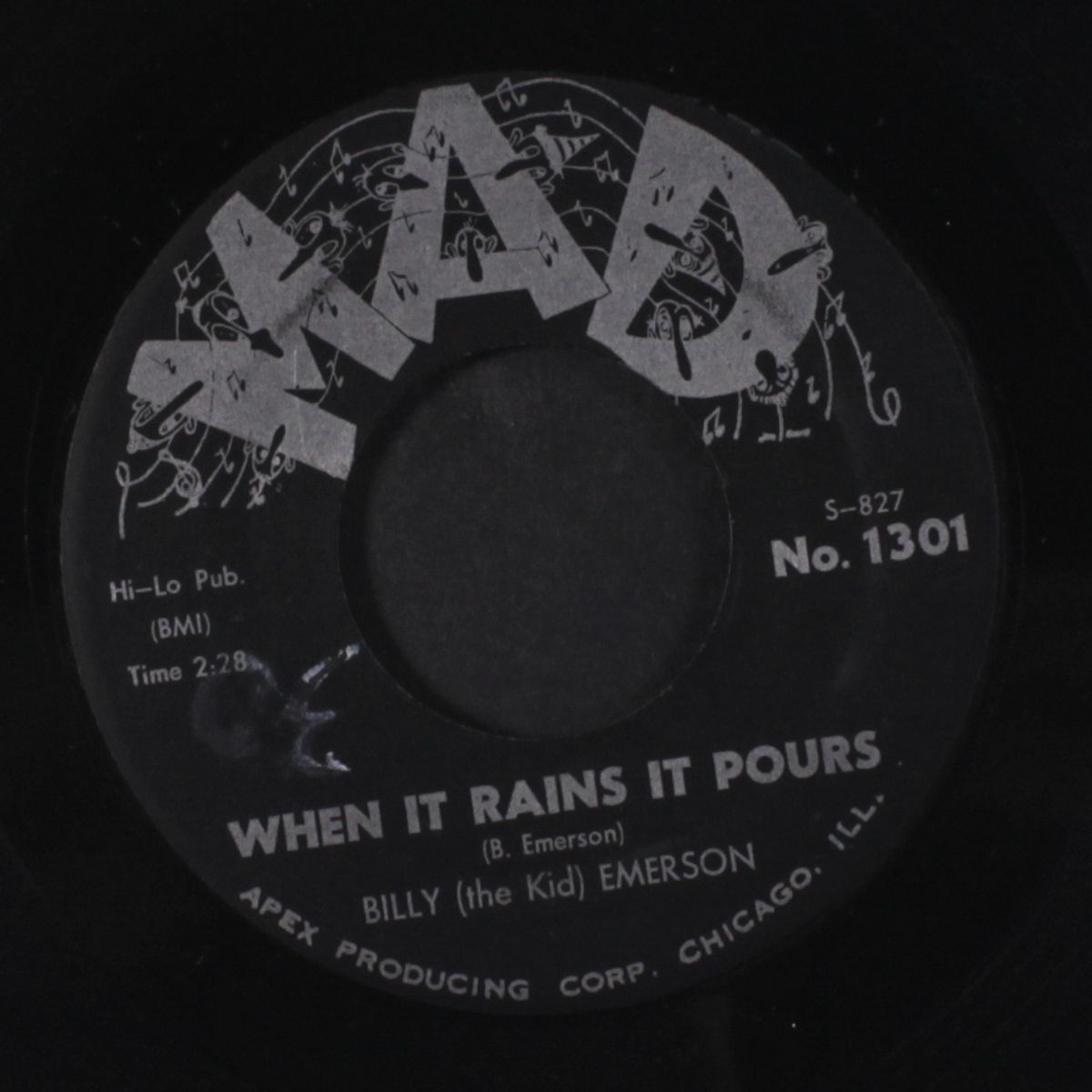 i never get enough / when it rains it pours by BILLY 'THE KID' EMERSON