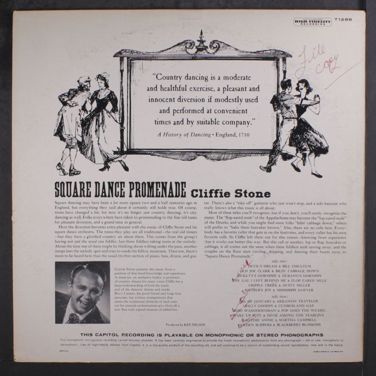 square dance promenade by CLIFFIE STONE