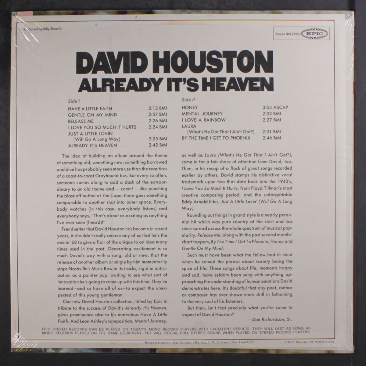 already it's heaven by DAVID HOUSTON
