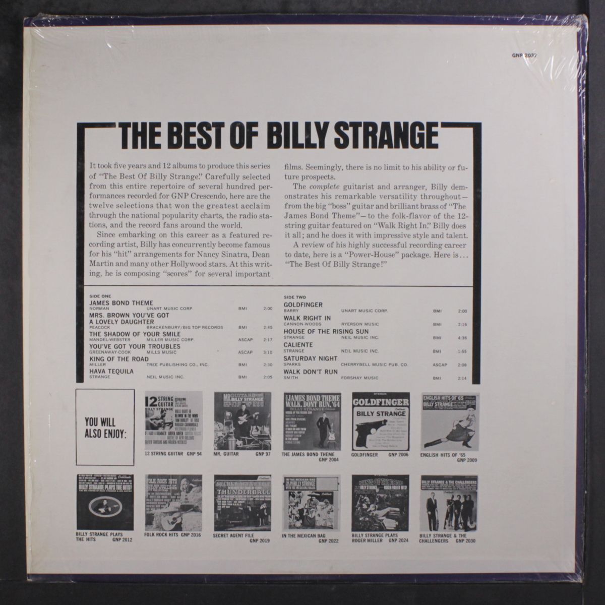 best of billy strange by BILLY STRANGE