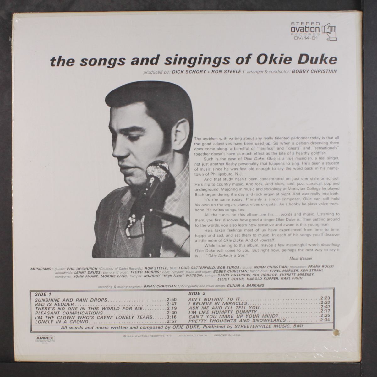 the songs and singings of by OKIE DUKE