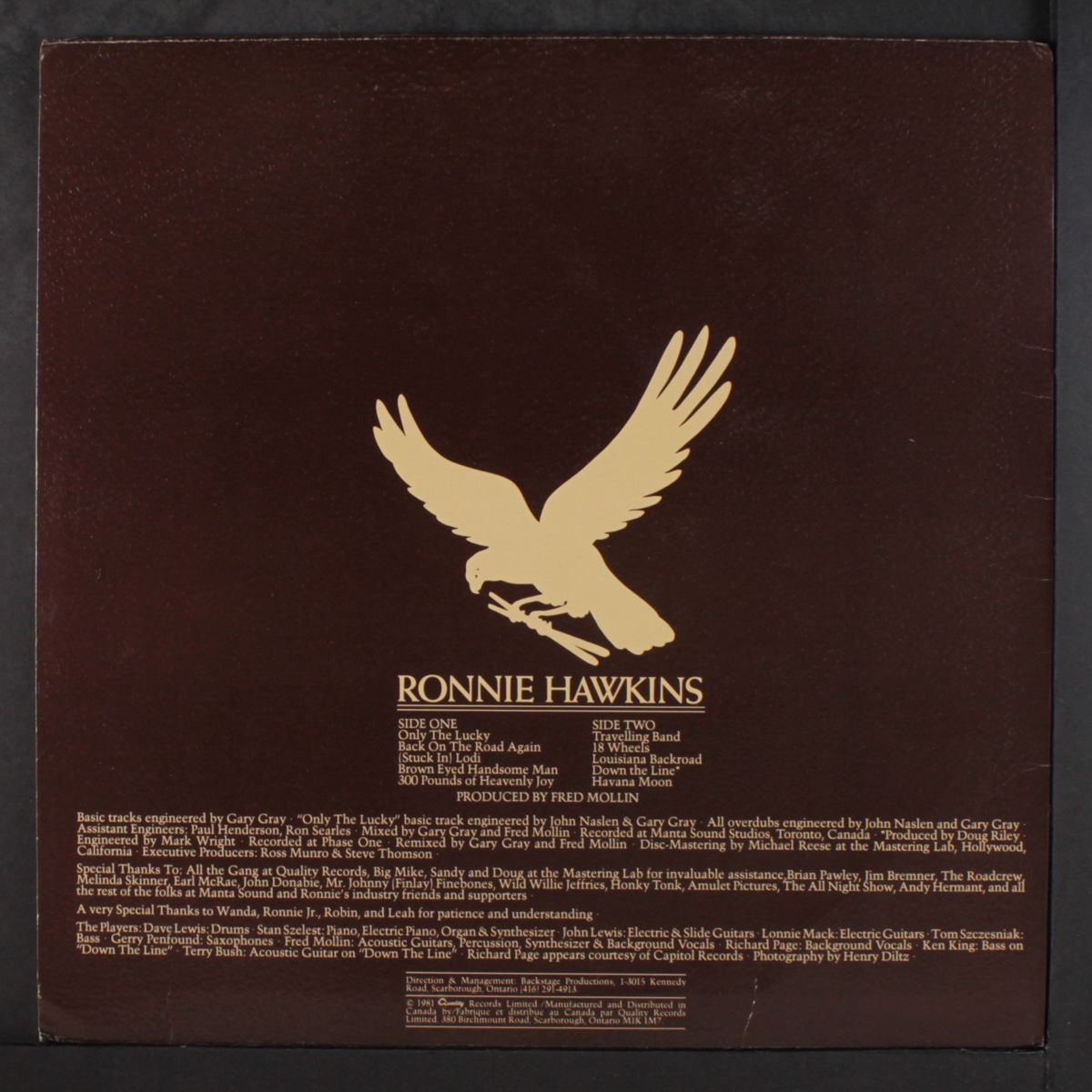 a legend in his spare time by RONNIE HAWKINS