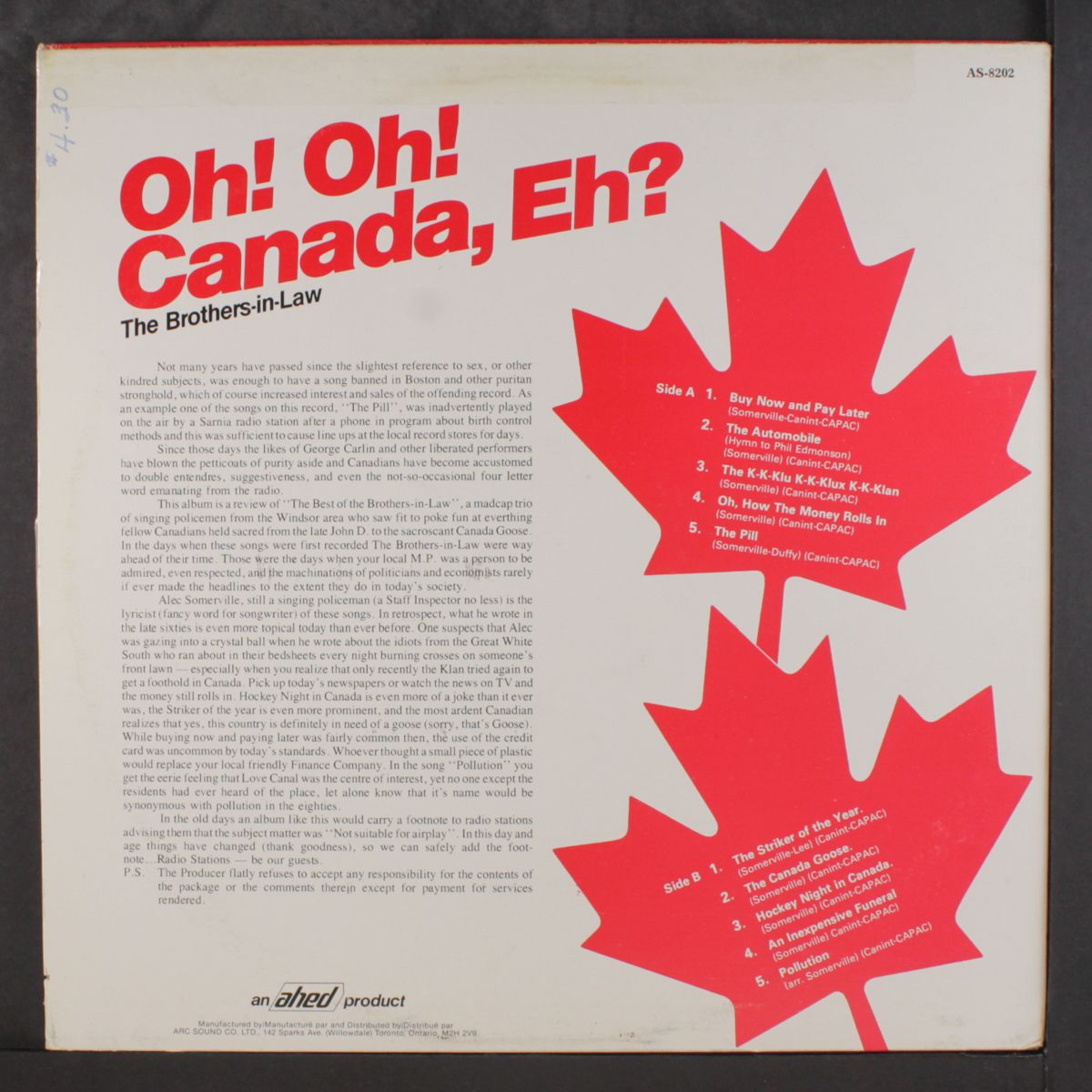 oh! oh! canada, eh? by BROTHERS-IN-LAW