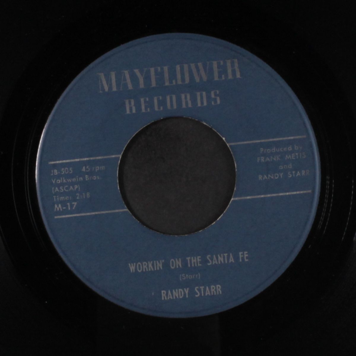 workin' n the santa fe / you're growing up by RANDY STARR