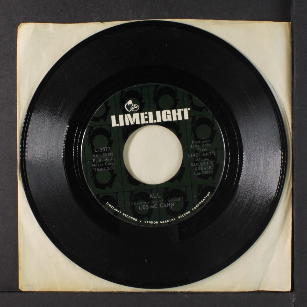 bucket o' grease / all by LES MCCANN
