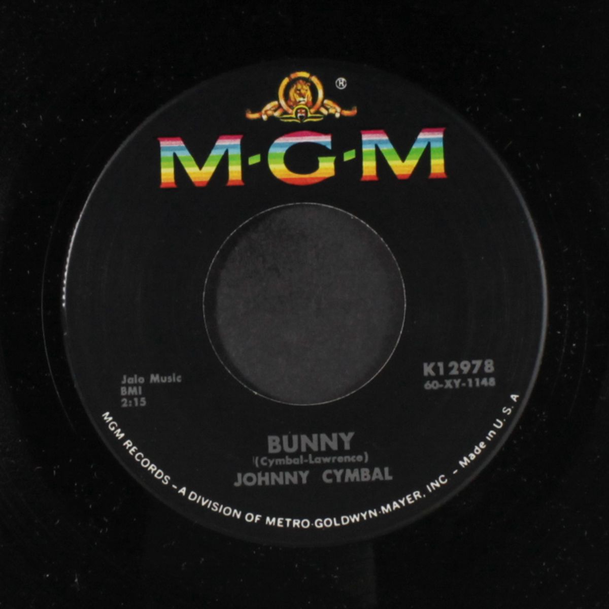 bunny / the water was red by JOHNNY CYMBAL
