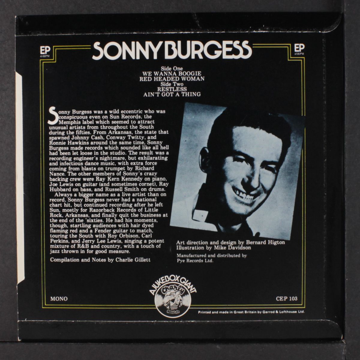 sonny burgess by SONNY BURGESS