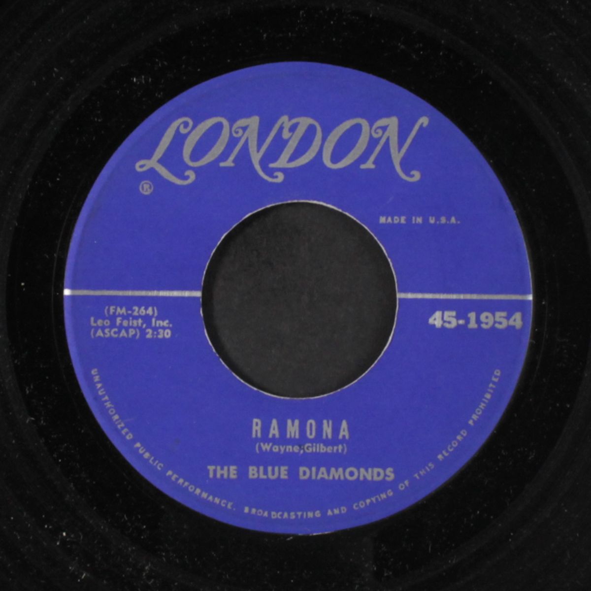 ramona / all of me by BLUE DIAMONDS