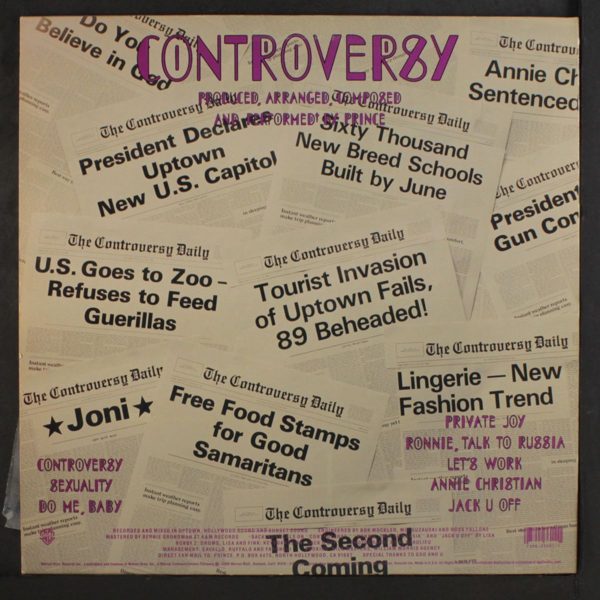 controversy by PRINCE