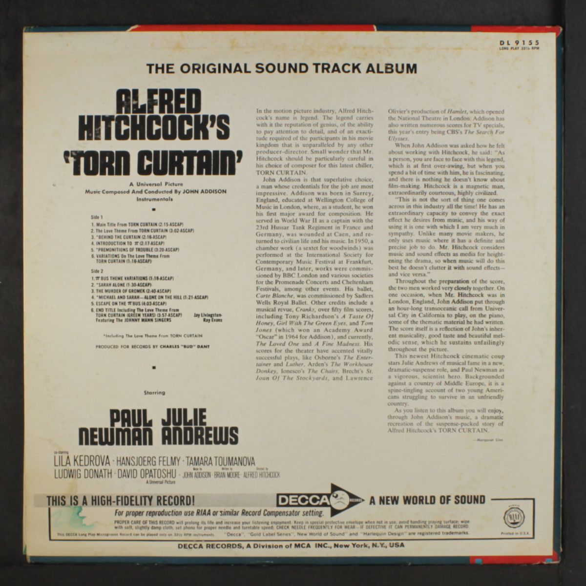 torn curtain by SOUNDTRACK