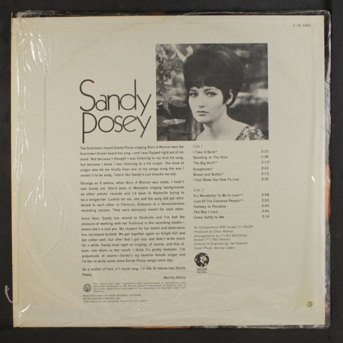 featuring 'i take it back' by SANDY POSEY