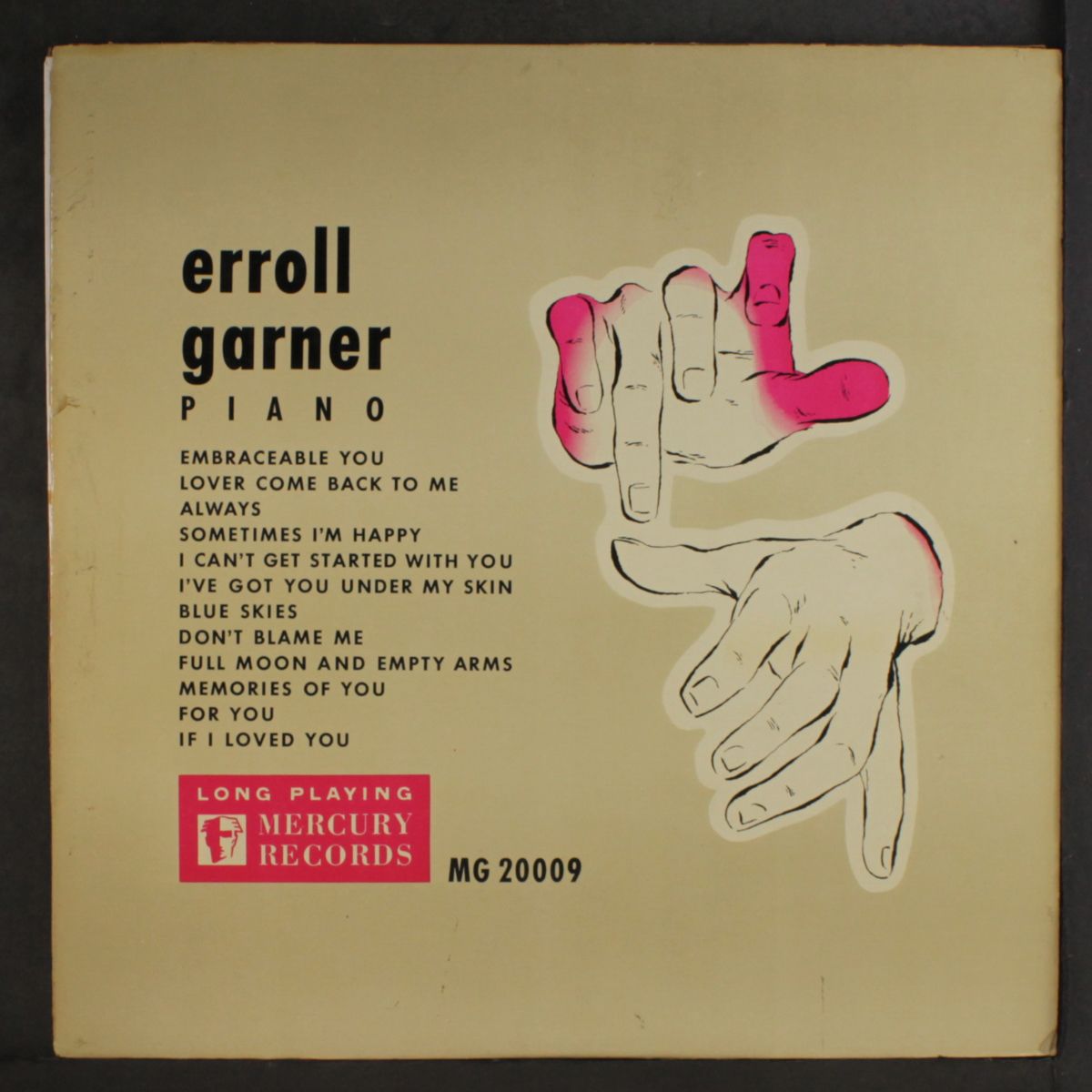at the piano by ERROLL GARNER