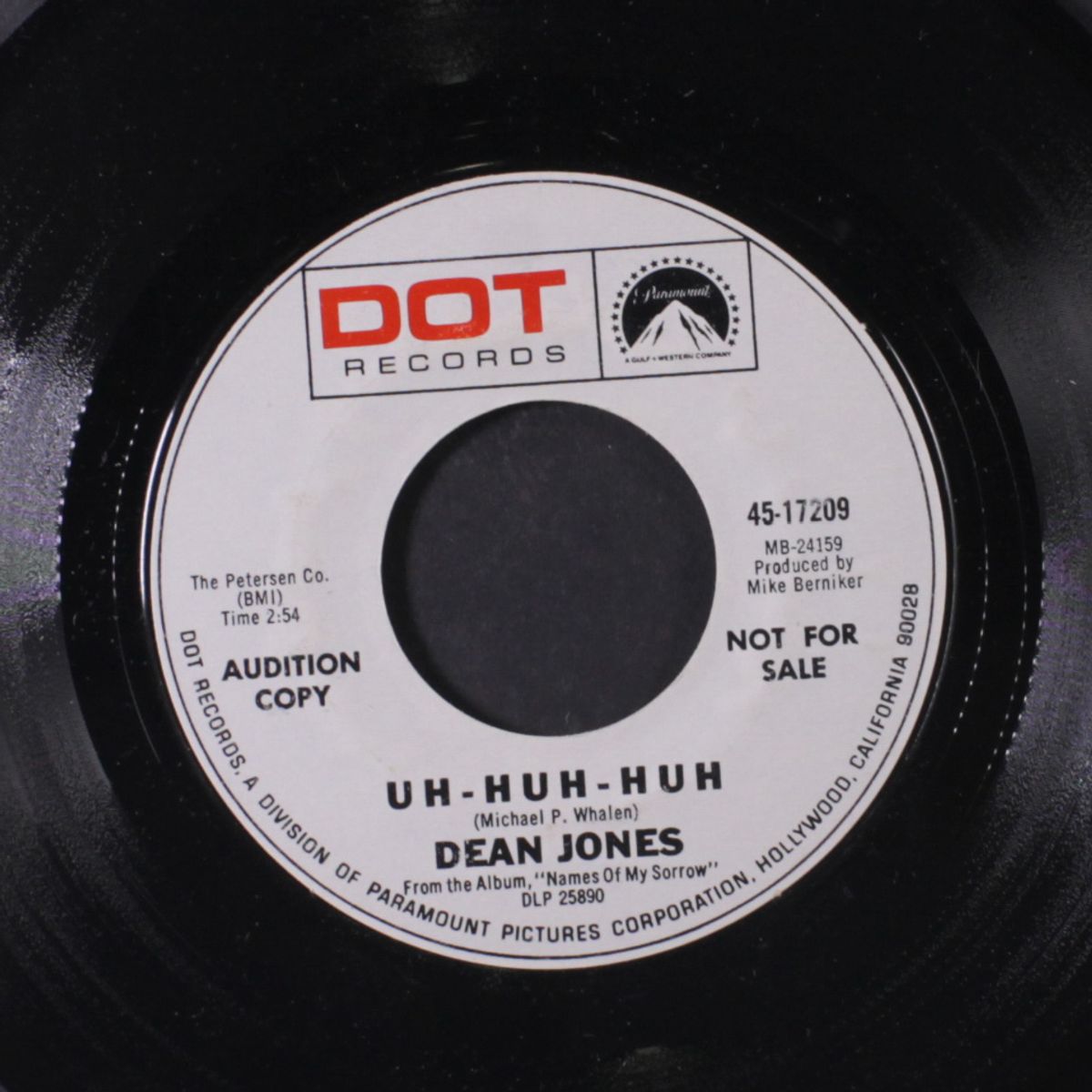 i didn't know the world would last this long / uh-huh-huh by DEAN JONES