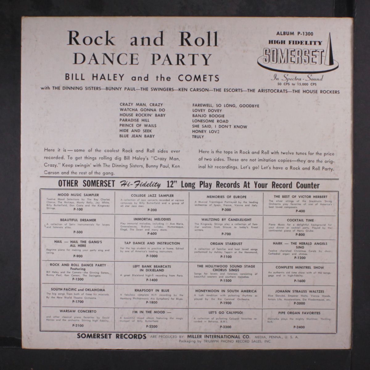 rock & roll dance party by BILL HALEY & OTHERS