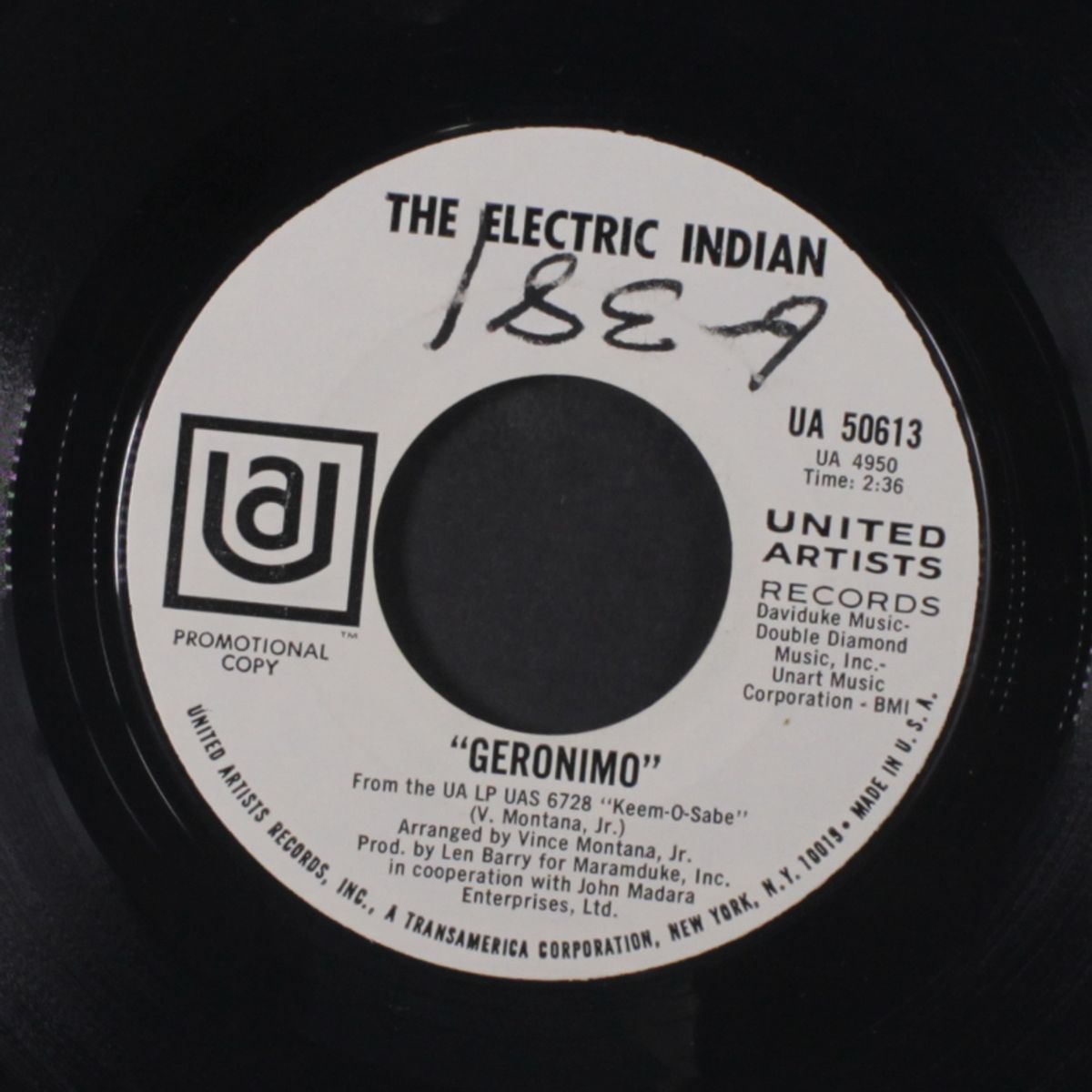 land of 1000 dances / geronimo by ELECTRIC INDIAN