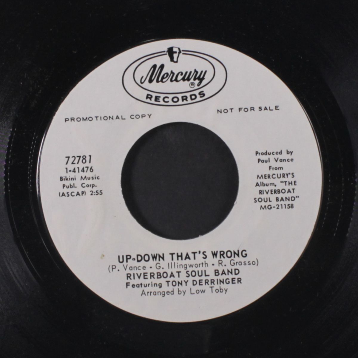wake up little suzie / up-down that's wrong by RIVERBOAT SOUL BAND