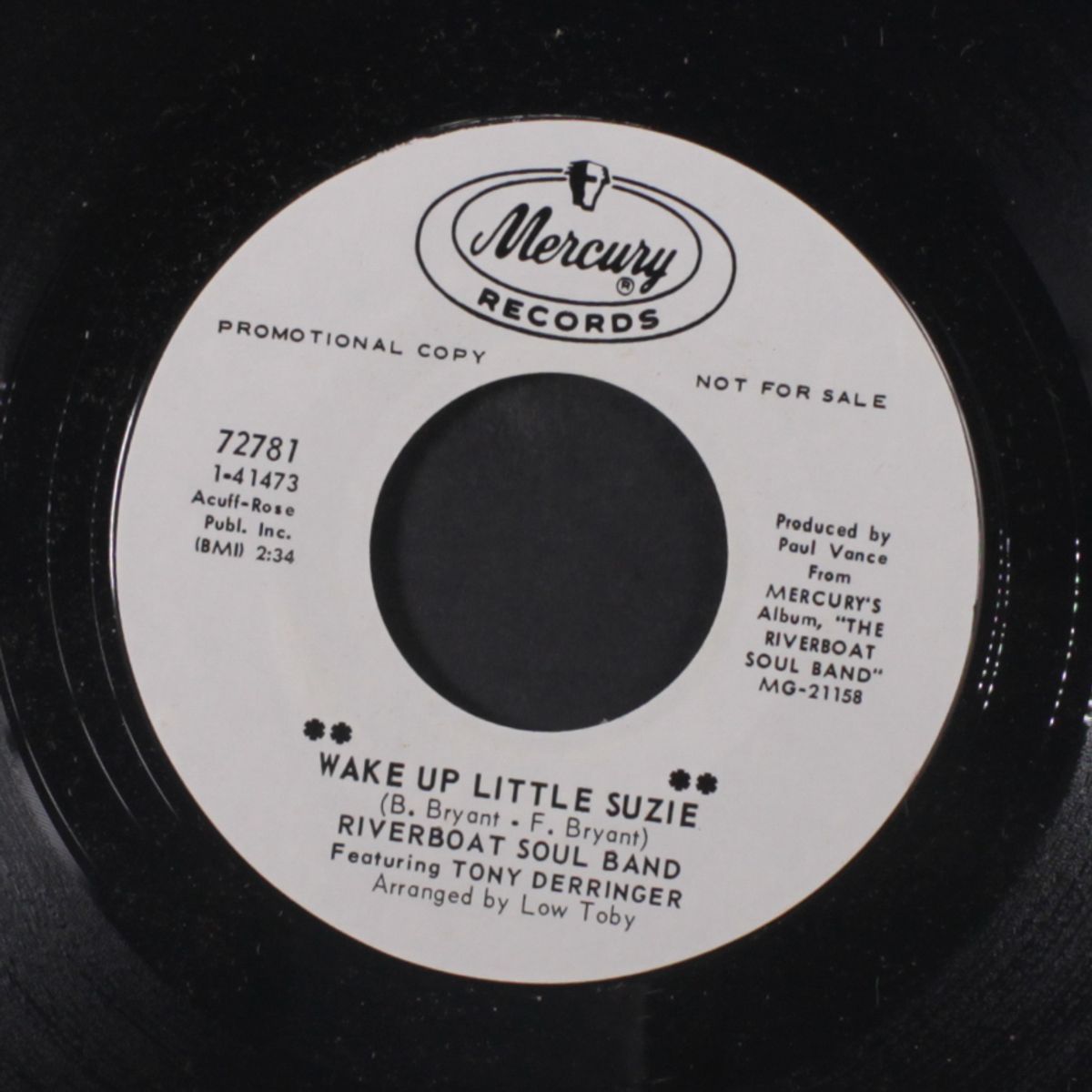 wake up little suzie / up-down that's wrong by RIVERBOAT SOUL BAND