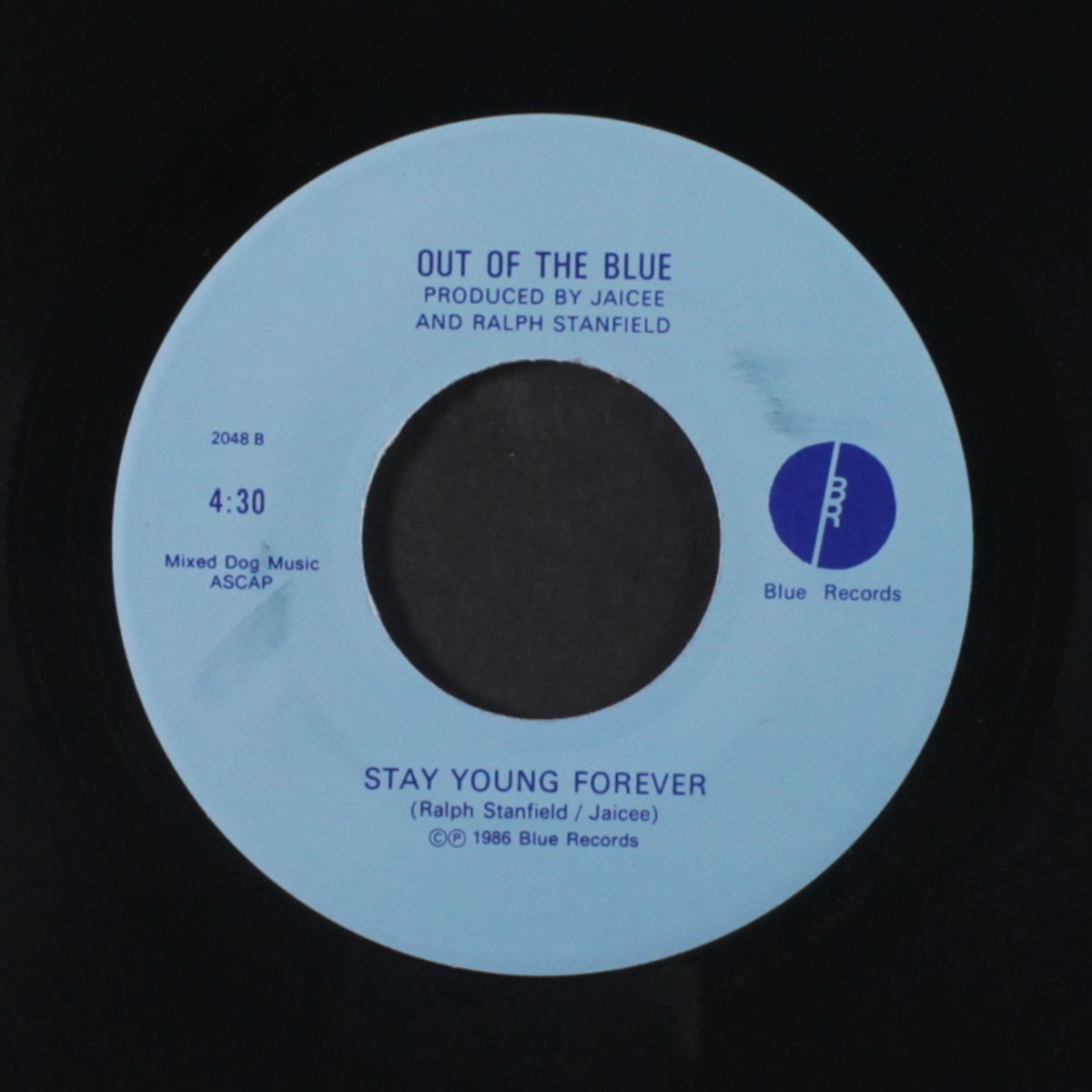 the other side of midnight / stay young forever by OUT OF THE BLUE