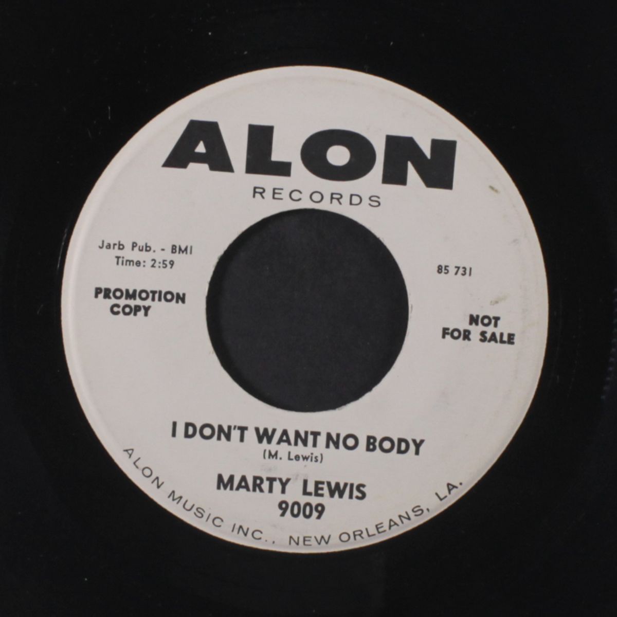 i don't want no body / holding on to what i got by MARTY LEWIS