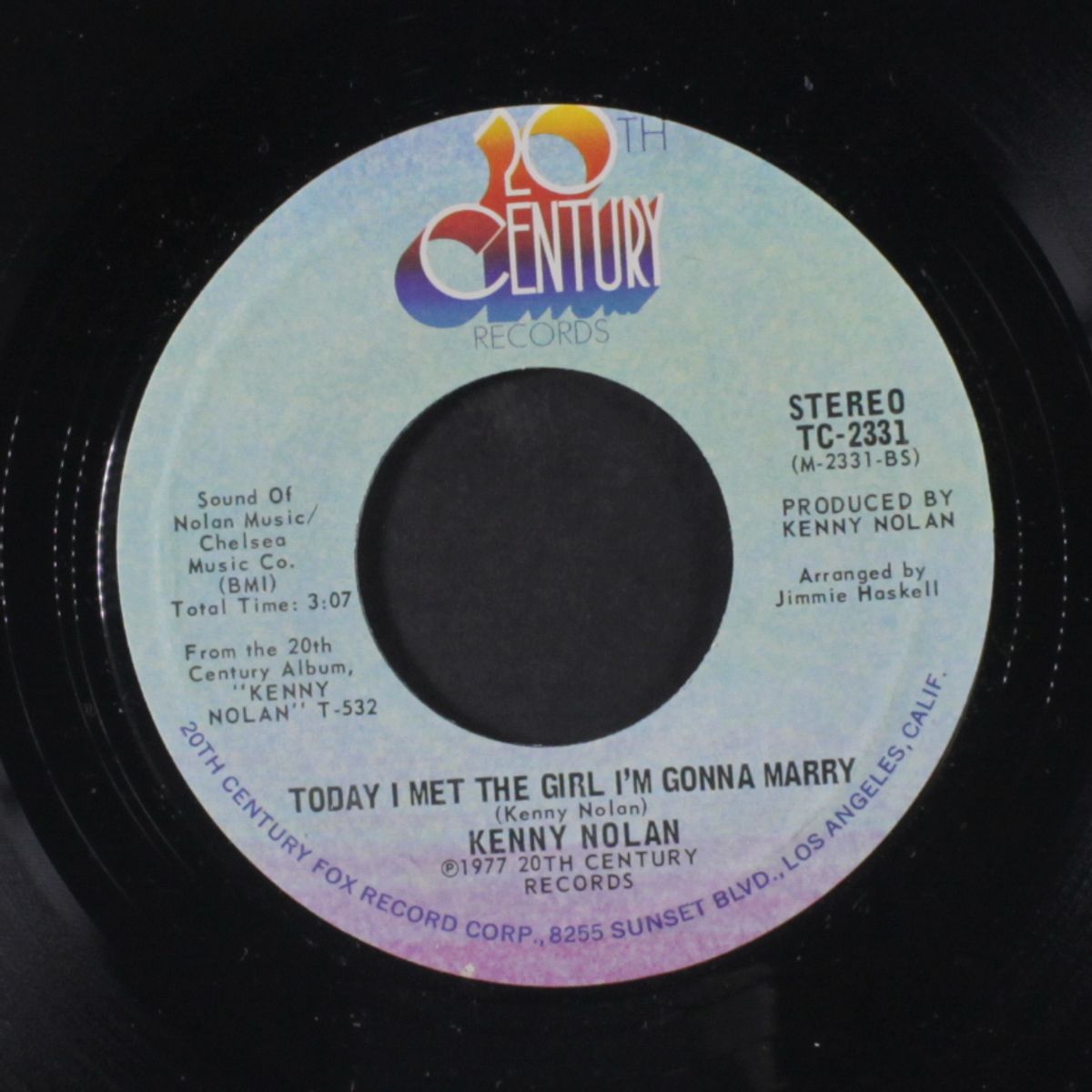 love's grown deep / today i met the girl i'm gonna marry by KENNY NOLAN
