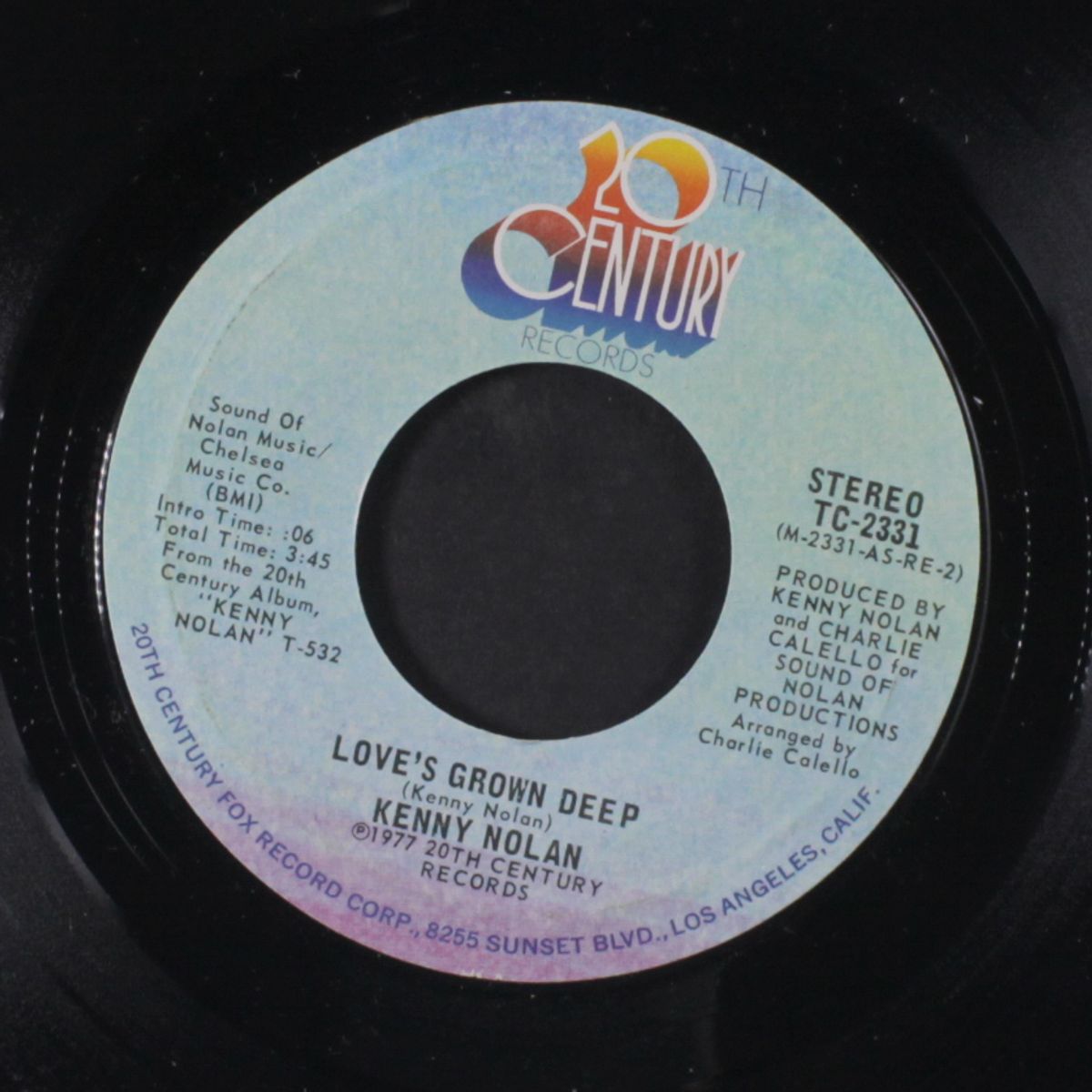 love's grown deep / today i met the girl i'm gonna marry by KENNY NOLAN