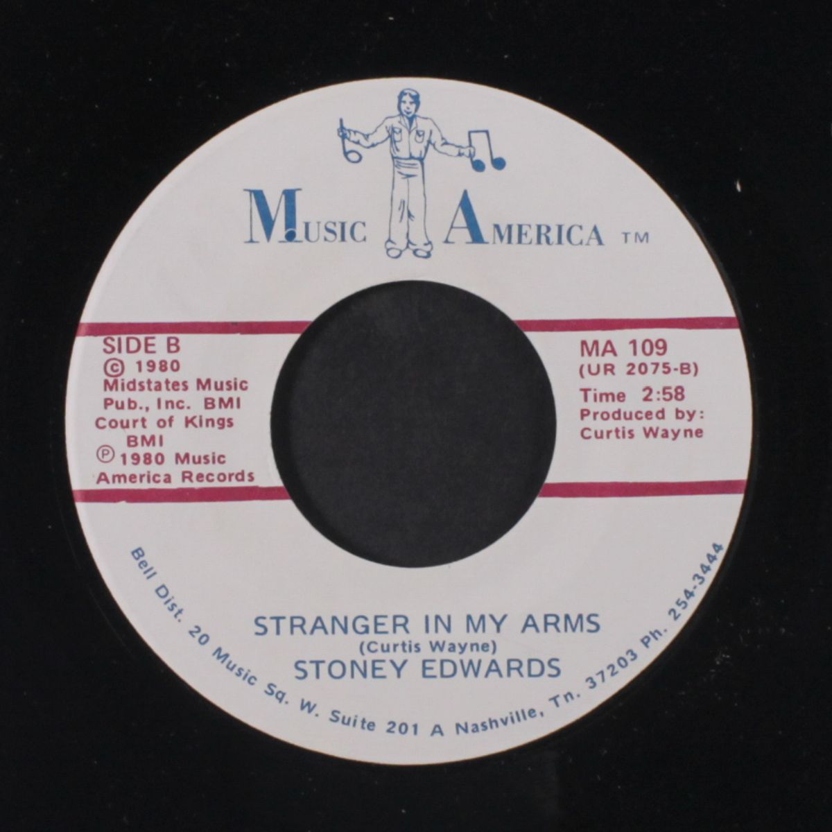 one bar at a time / stranger in my arms by STONEY EDWARDS