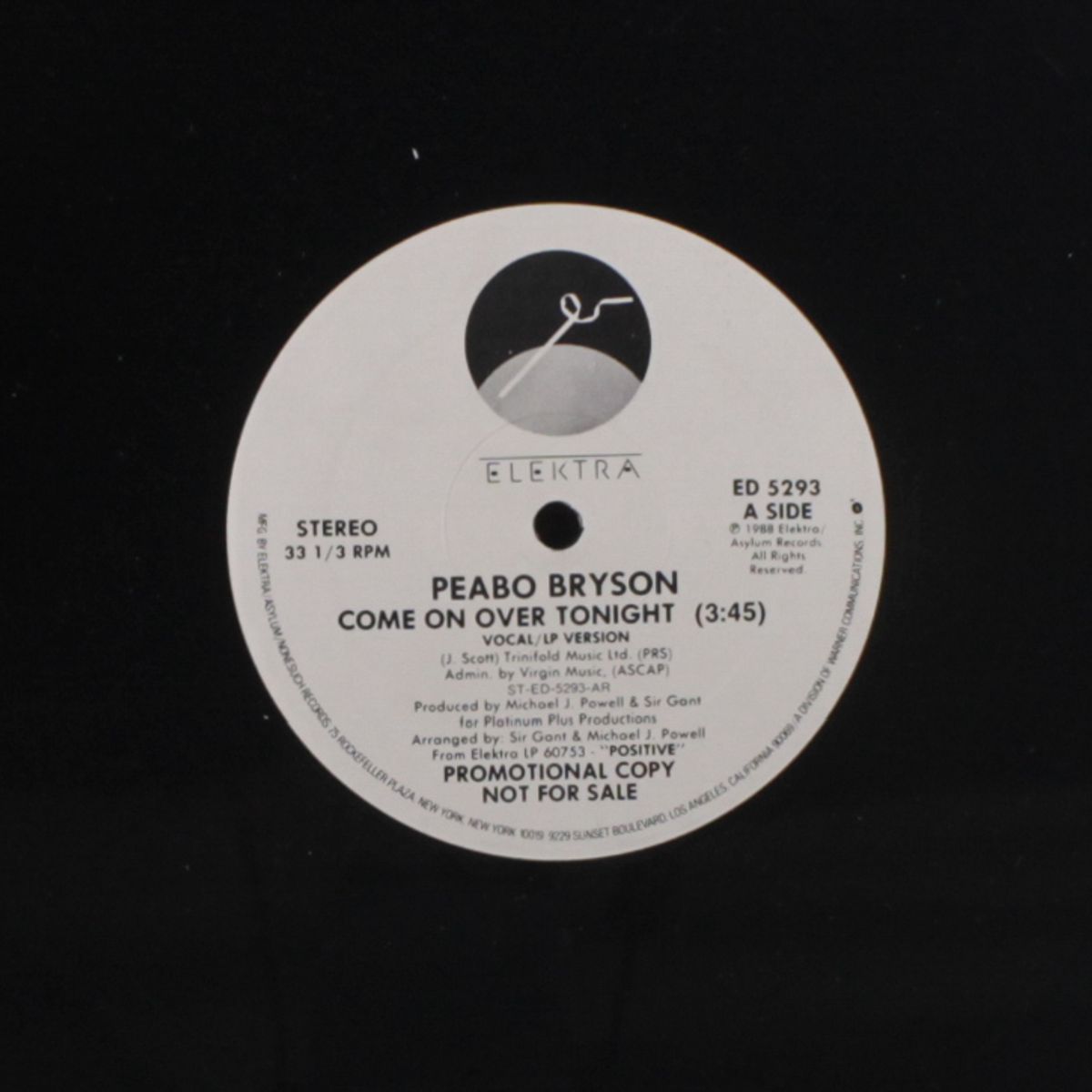 come on over tonight / same by PEABO BRYSON