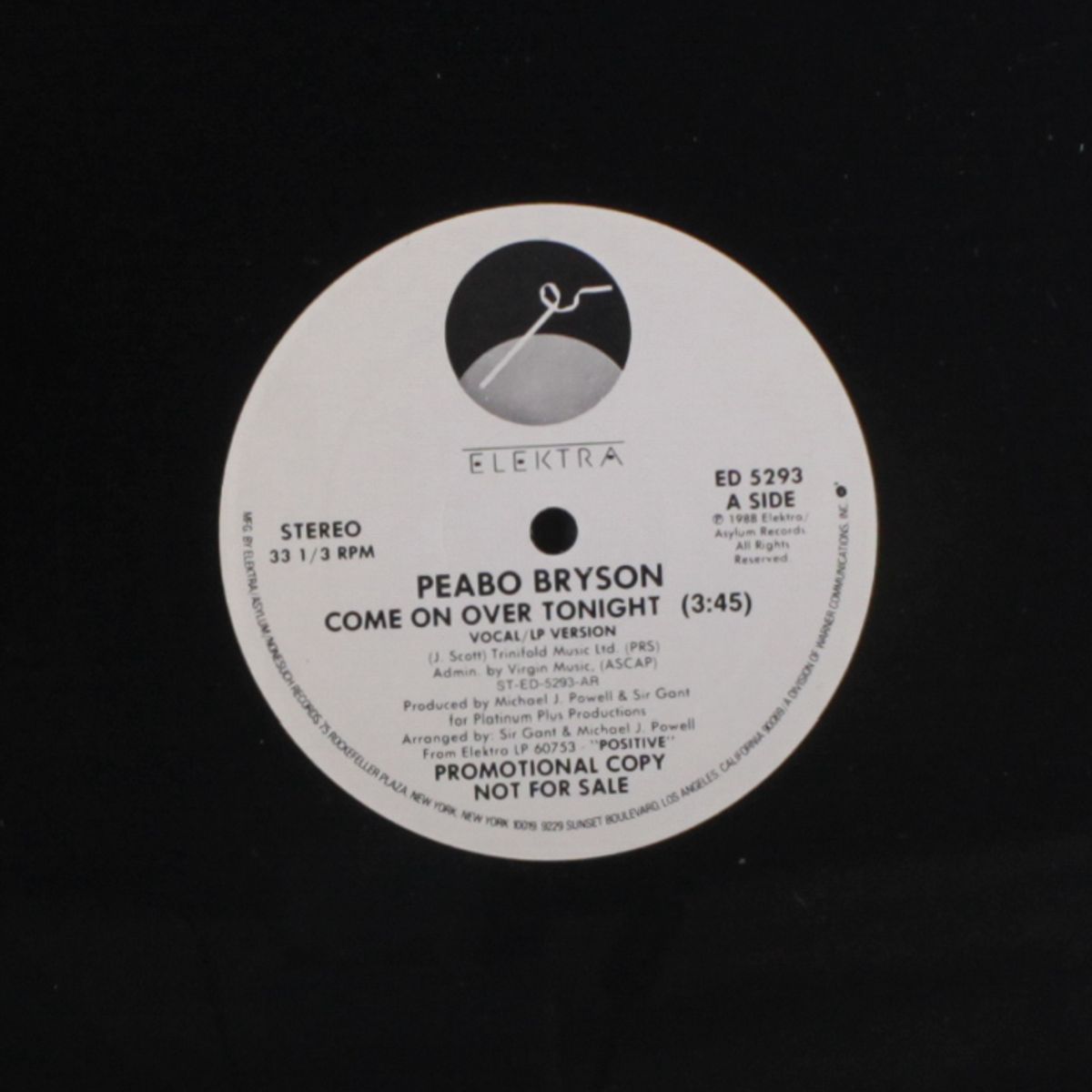 come on over tonight / same by PEABO BRYSON