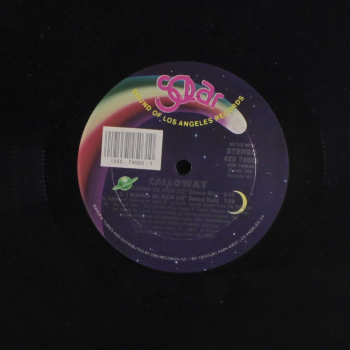 i wanna be rich by CALLOWAY
