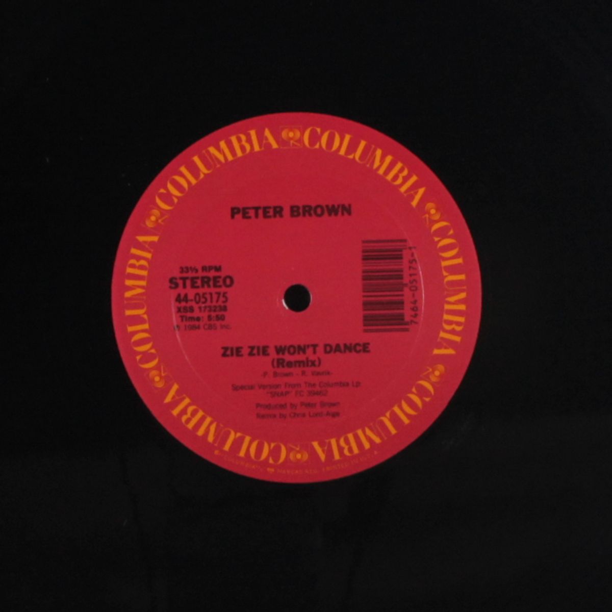 zie zie won't dance / dub by PETER BROWN
