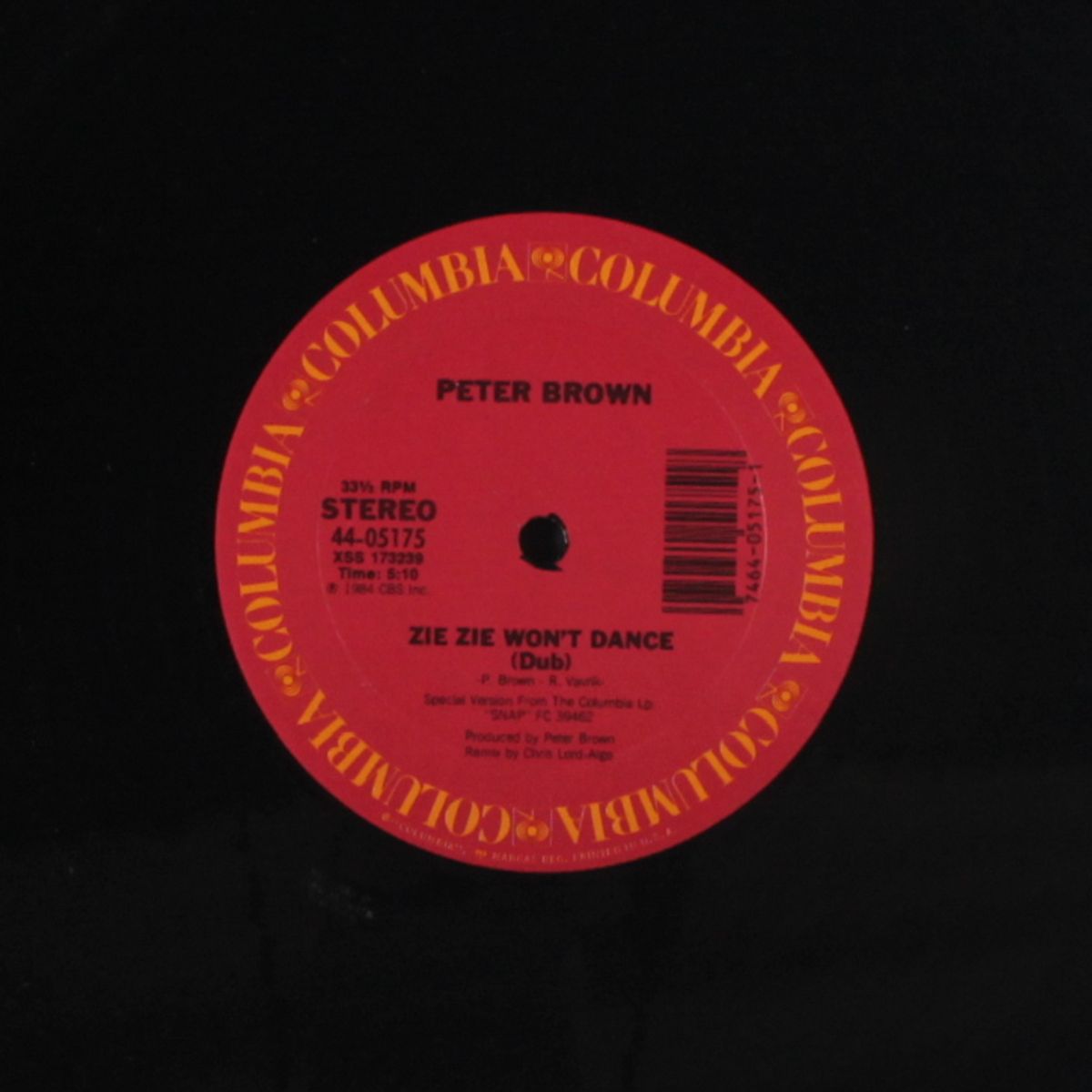 zie zie won't dance / dub by PETER BROWN