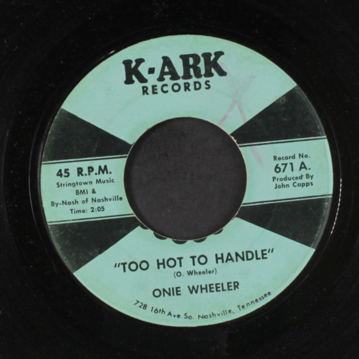 too hot to handle / i need to go home by ONIE WHEELER