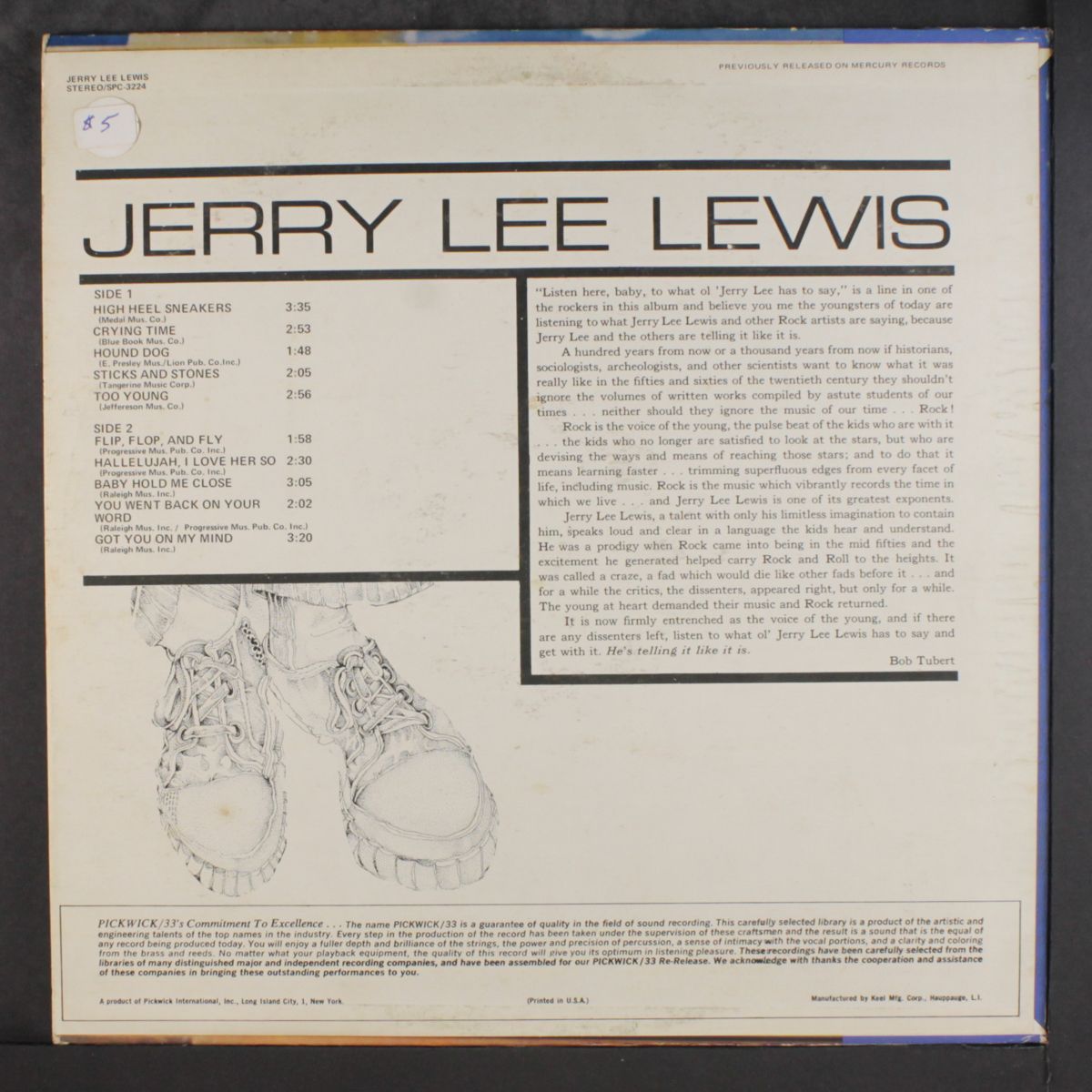 high heel sneakers by JERRY LEE LEWIS