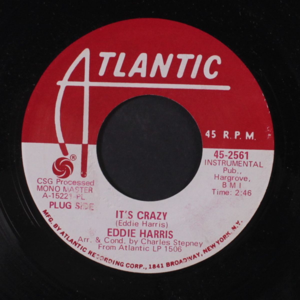 live right now / it's crazy by EDDIE HARRIS