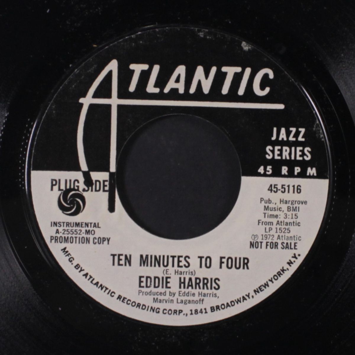 ten minutes to four / please let me go by EDDIE HARRIS