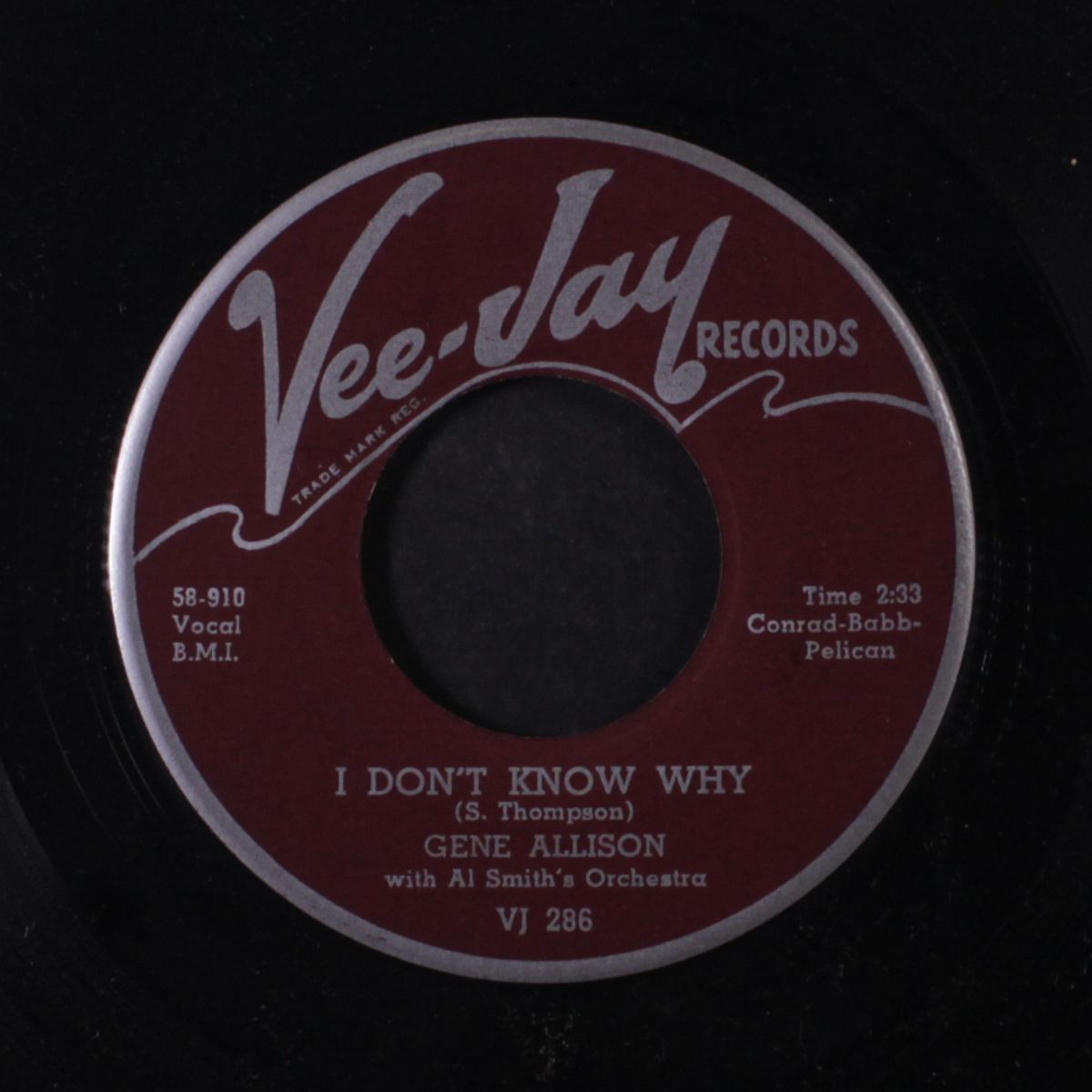 let's sit and talk / i don't know why by GENE ALLISON