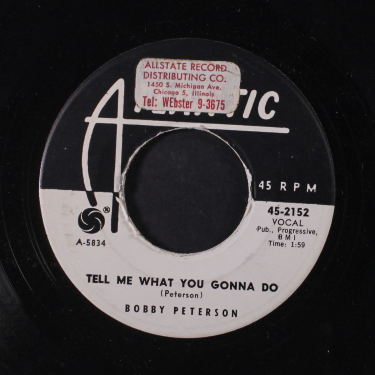 tell me what you gonna do by BOBBY PETERSON