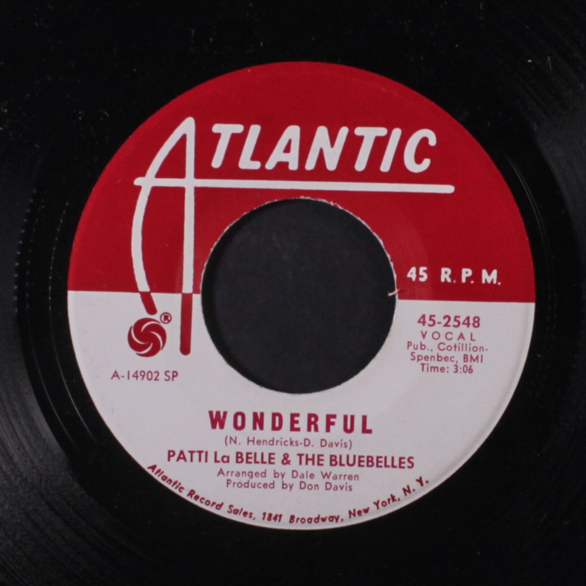 he's my man / wonderful by PATTI LA BELLE & BLUEBELLES