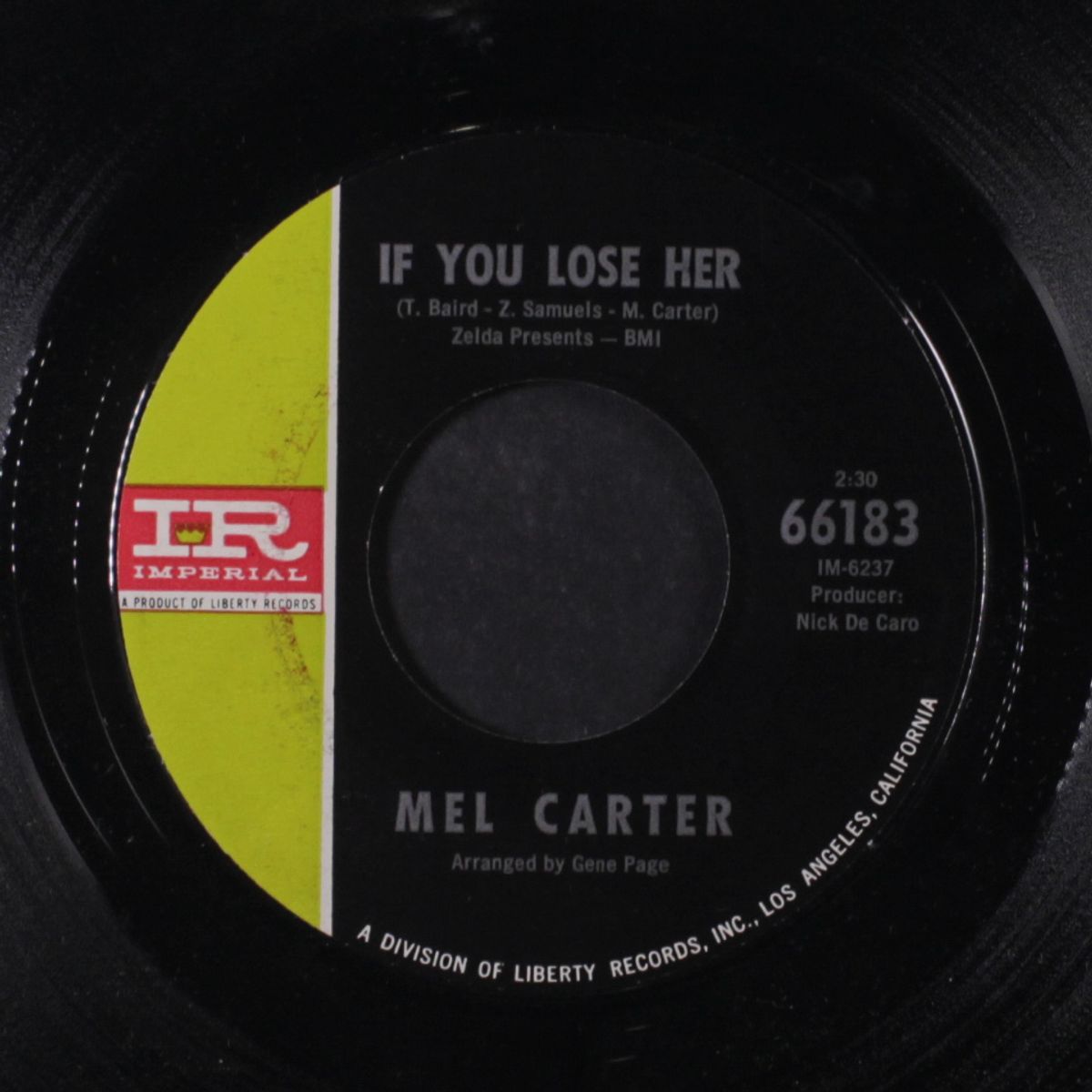 you you you / if you lose her by MEL CARTER