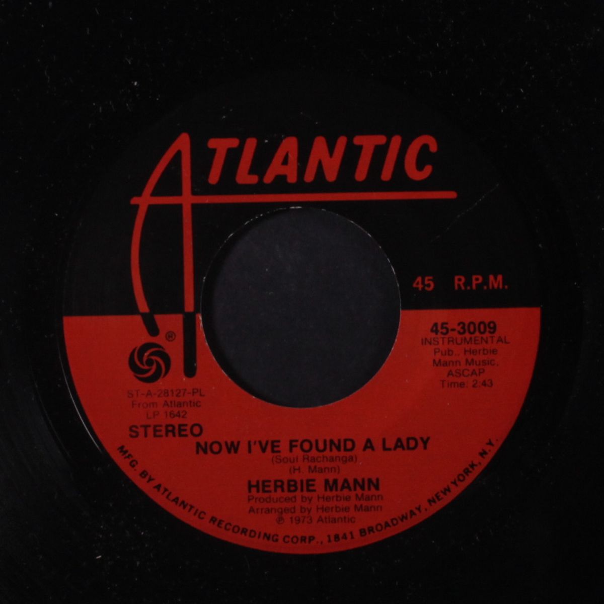 spin ball / now i've found a lady by HERBIE MANN