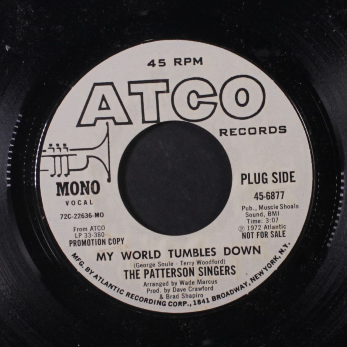 my world tumbles down / mono by PATTERSON SINGERS