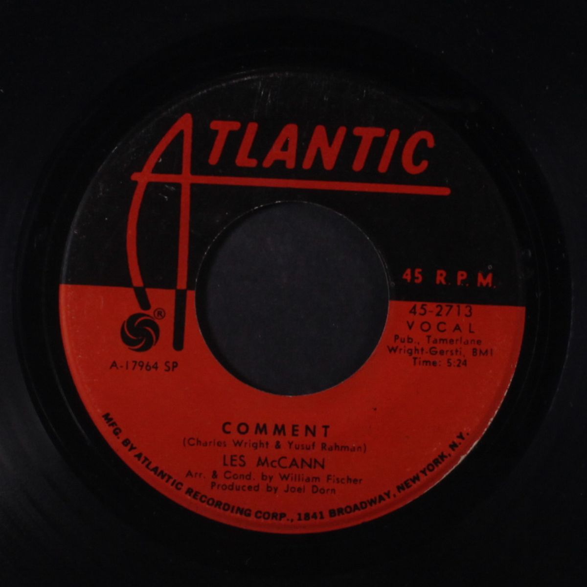 comment / what i call soul by LES MCCANN