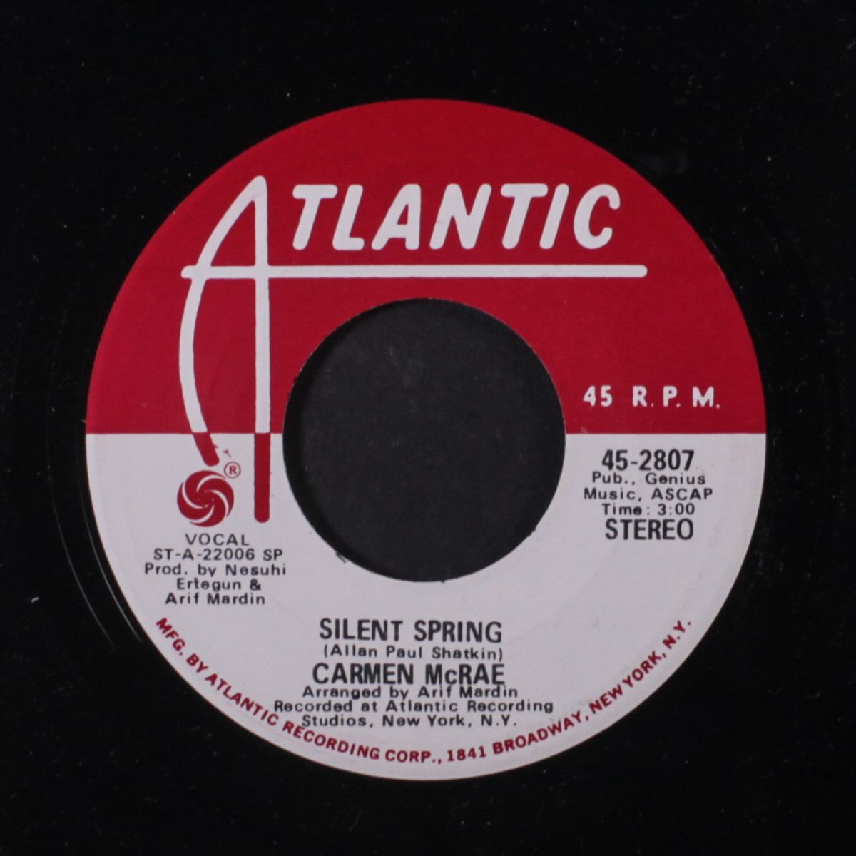 silent spring / mono by CARMEN MCRAE