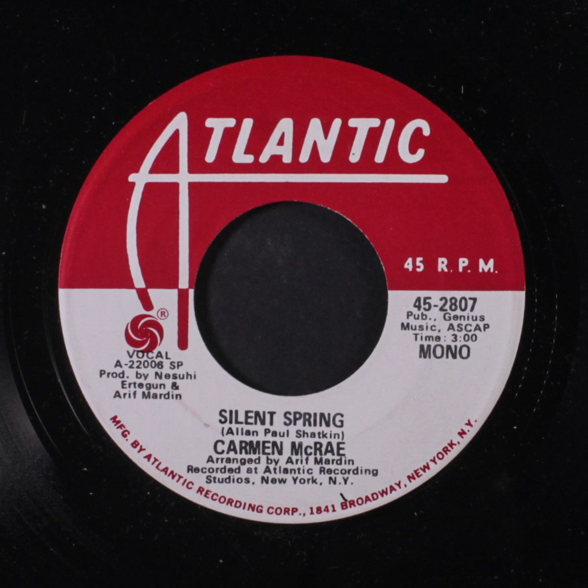 silent spring / mono by CARMEN MCRAE